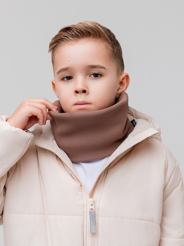 Шарф (Снуд) в рубчик