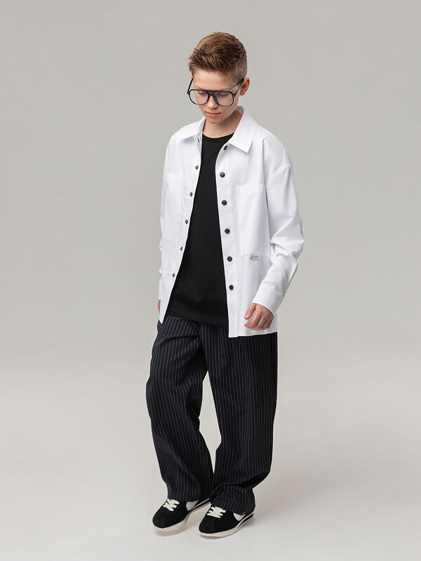 Брюки в полоску