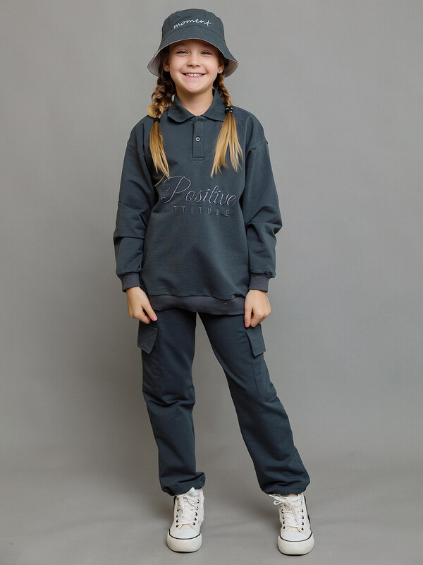 Свитшот с воротником (036_БП24)