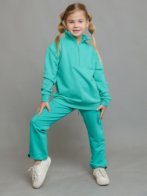 Свитшот с воротником (037_БП24)