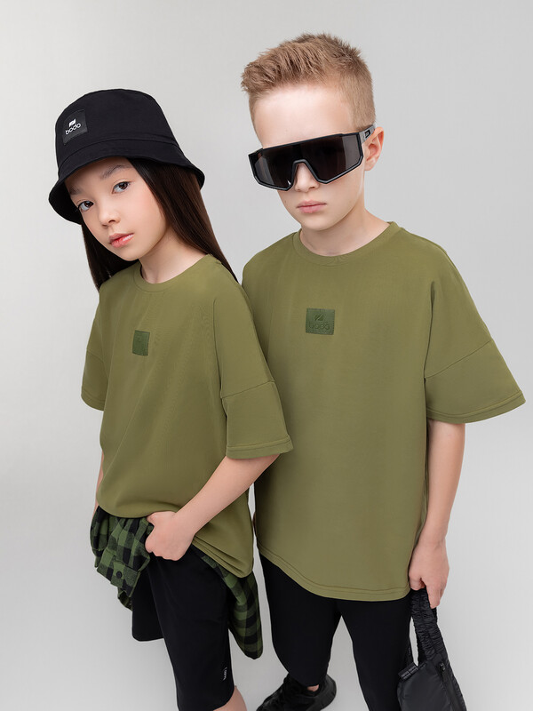 Футболка с эффектом фрчи