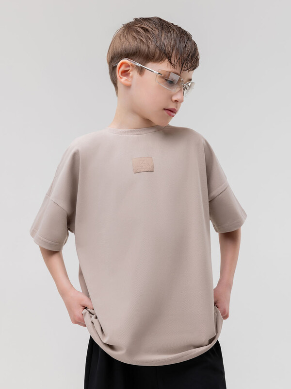 Футболка с эффектом фрчи