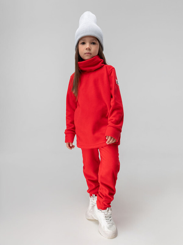 Костюм флисовый с воротником стойкой