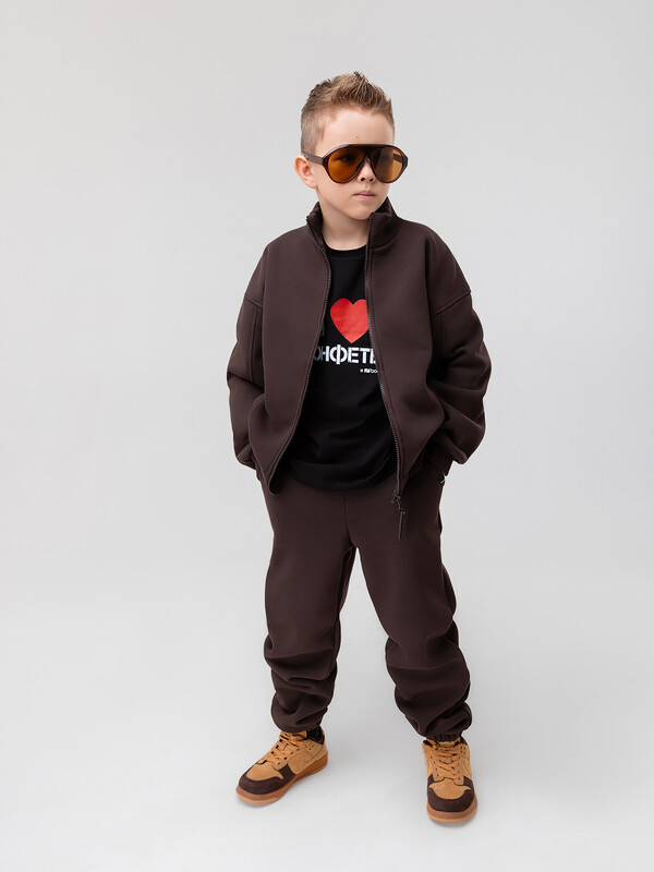 Костюм на молнии с начёсом