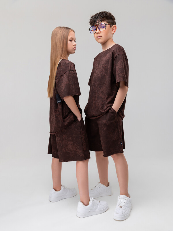 Костюм с необработанным краем