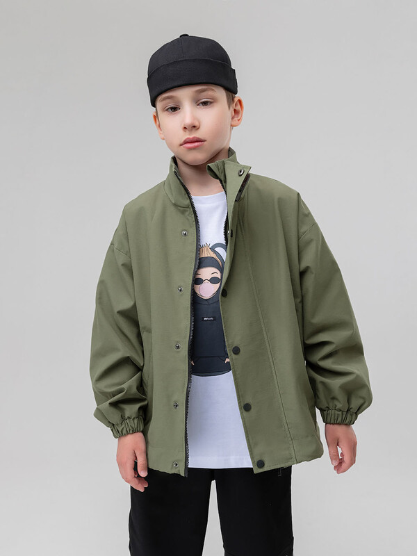 Ветровка с воротником стойкой