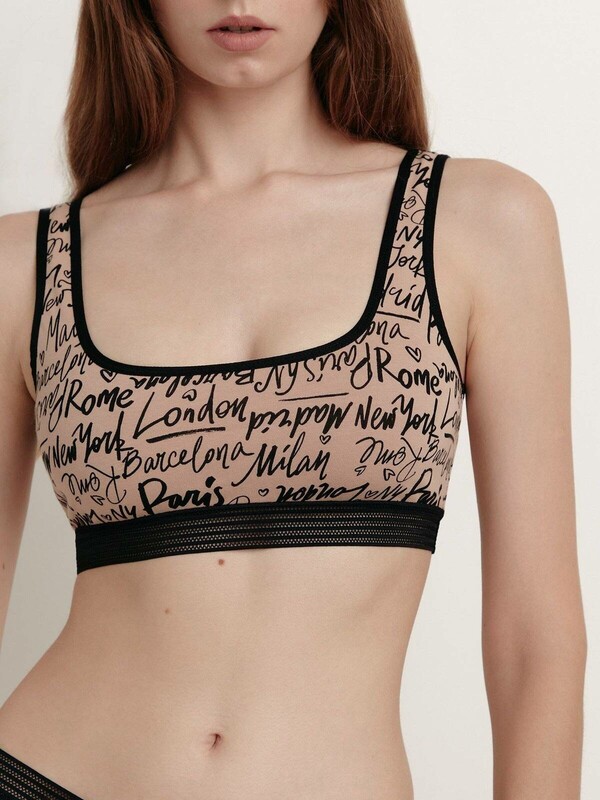 Бюстье CONTE Poetic LBE 2054 Бюстье из хлопка с ажурной тесьмой