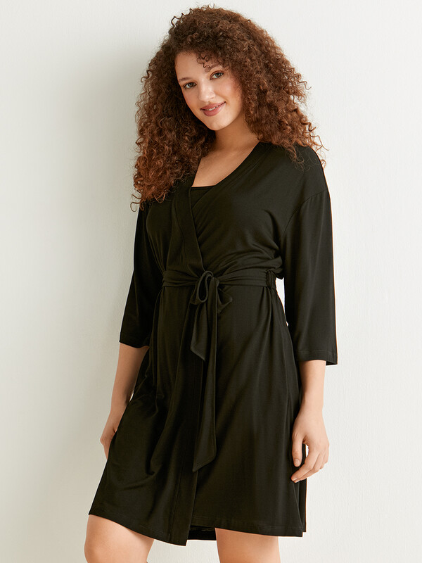 Халаты Халаты DMi_B VISCOSA 0410VI Халат женский (с запахом)