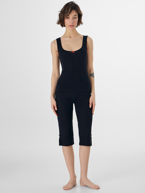 КОМПЛЕКТ ЖЕНСКИЙ (БЛУЗА, БРИДЖИ) 592644