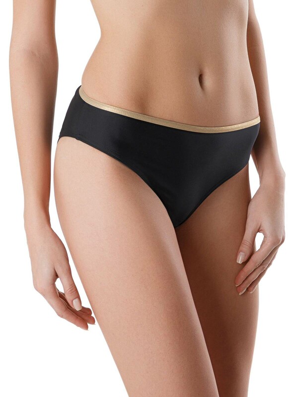 Трусы купальные женские ESLI AMBITION 0317 Трусы с эффектной золотой окантовкой