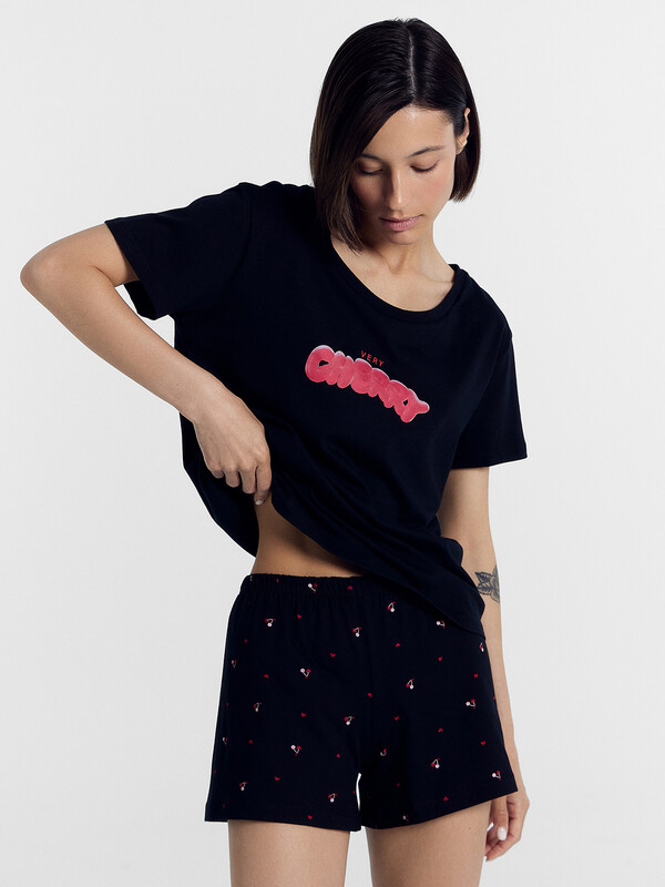 КОМПЛЕКТ ЖЕНСКИЙ (ДЖЕМПЕР, ШОРТЫ) 592325