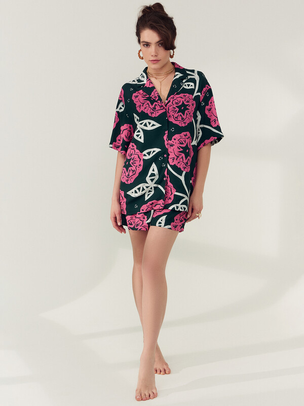 КОМПЛЕКТ ЖЕНСКИЙ (ЖАКЕТ, ШОРТЫ) 592460-1