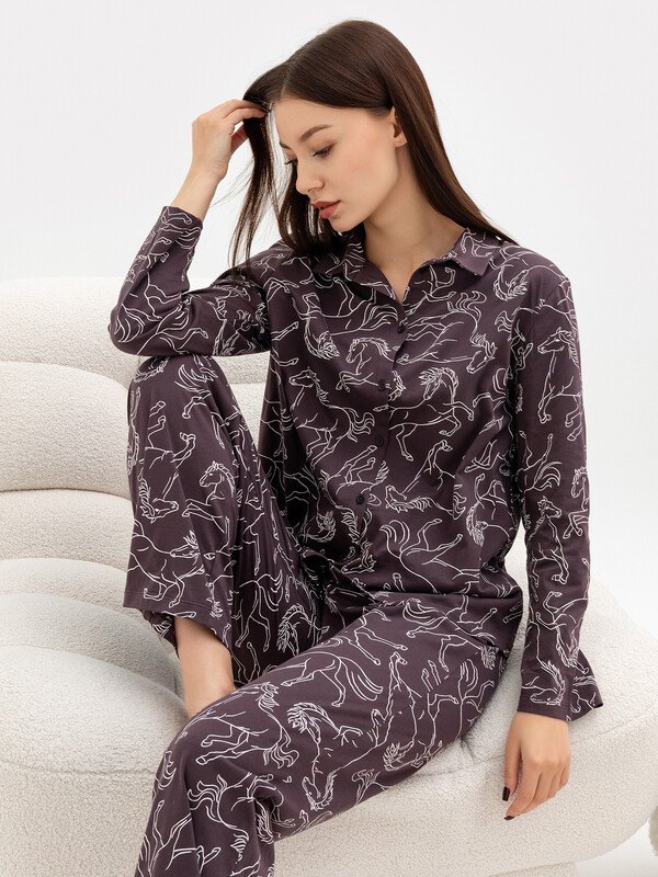 КОМПЛЕКТ ЖЕНСКИЙ (БЛУЗКА, БРЮКИ) 592462