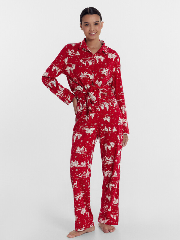 КОМПЛЕКТ ЖЕНСКИЙ (БЛУЗКА, БРЮКИ) 592462