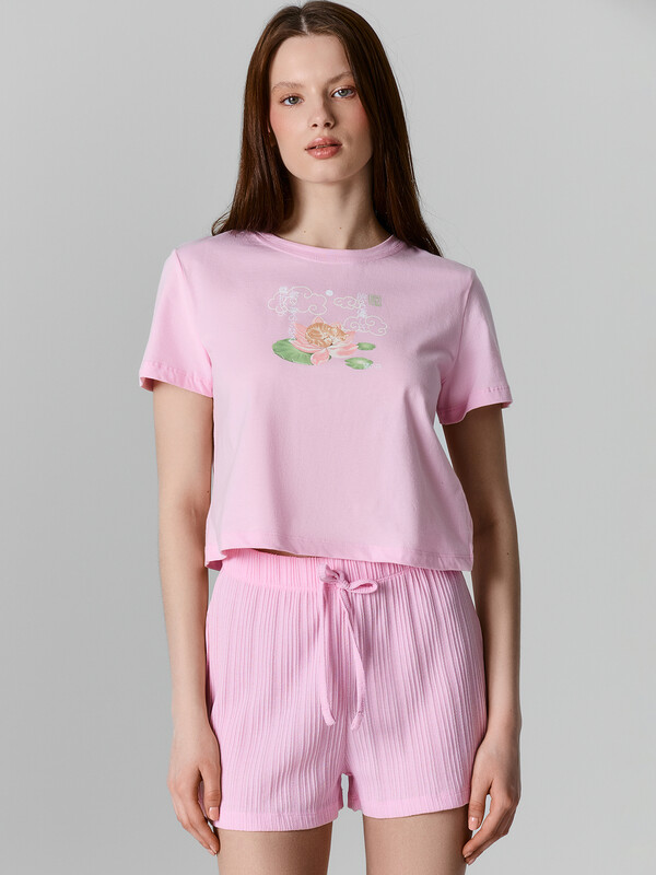 КОМПЛЕКТ ЖЕНСКИЙ (ДЖЕМПЕР, ШОРТЫ) 592495