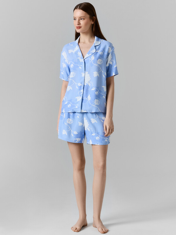 КОМПЛЕКТ ЖЕНСКИЙ (РУБАШКА, ШОРТЫ) 592553-1