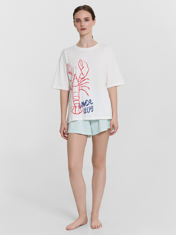 КОМПЛЕКТ ЖЕНСКИЙ (ДЖЕМПЕР, ШОРТЫ) 592591