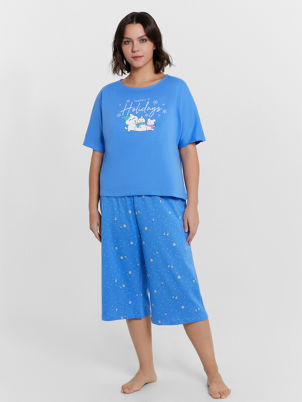 КОМПЛЕКТ ЖЕНСКИЙ (ДЖЕМПЕР, БРИДЖИ) 592598