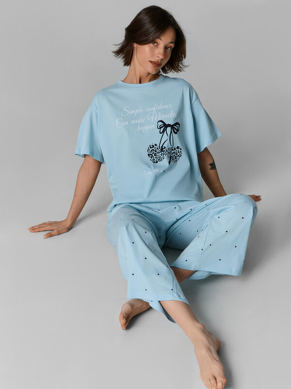 КОМПЛЕКТ ЖЕНСКИЙ (ДЖЕМПЕР, БРИДЖИ) 592600