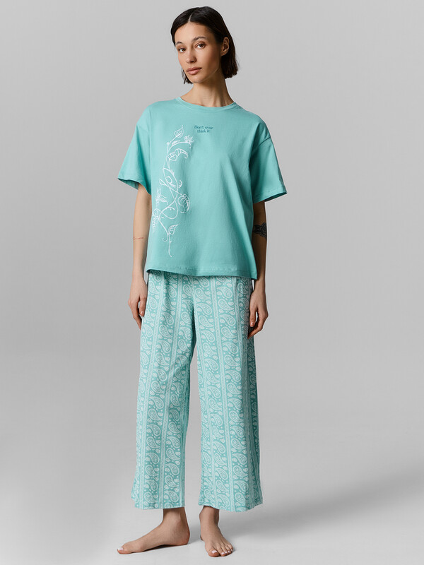 КОМПЛЕКТ ЖЕНСКИЙ (ДЖЕМПЕР, БРИДЖИ) 592600