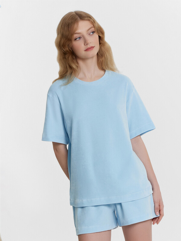 КОМПЛЕКТ ЖЕНСКИЙ (ДЖЕМПЕР, ШОРТЫ) 592606