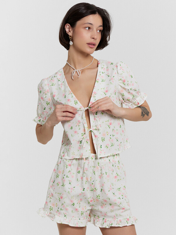 КОМПЛЕКТ ЖЕНСКИЙ (ЖАКЕТ, ШОРТЫ) 592610