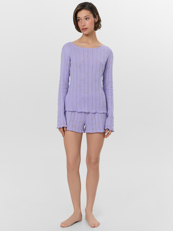 КОМПЛЕКТ ЖЕНСКИЙ (ДЖЕМПЕР, ШОРТЫ) 592614