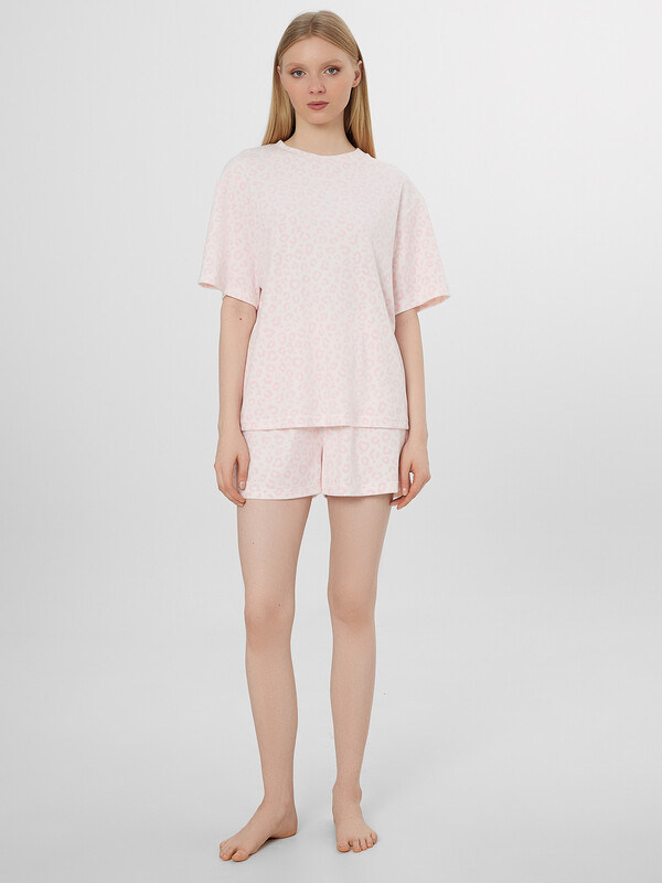 КОМПЛЕКТ ЖЕНСКИЙ (ДЖЕМПЕР, ШОРТЫ) 592630