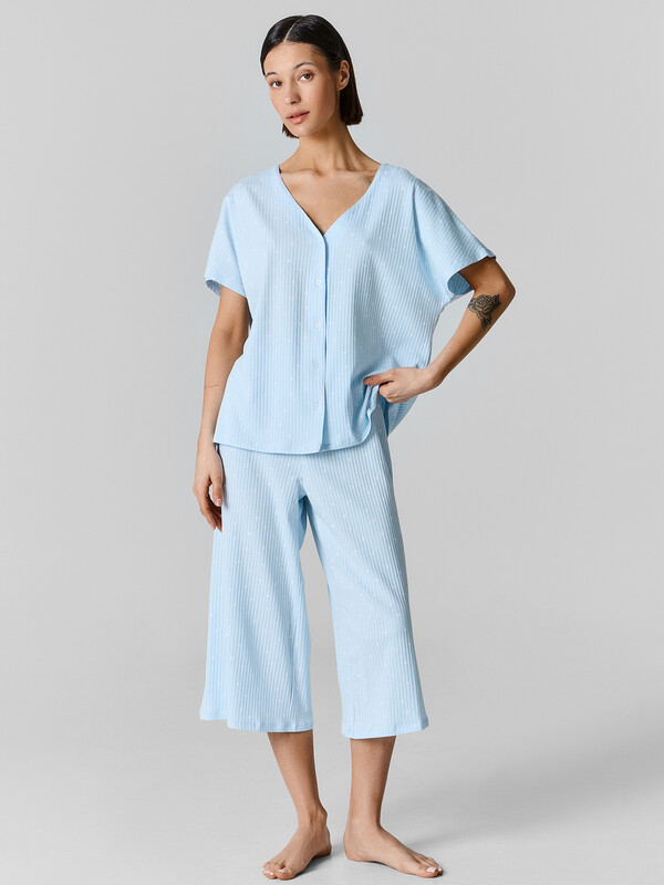 КОМПЛЕКТ ЖЕНСКИЙ (ДЖЕМПЕР, БРИДЖИ) 592657