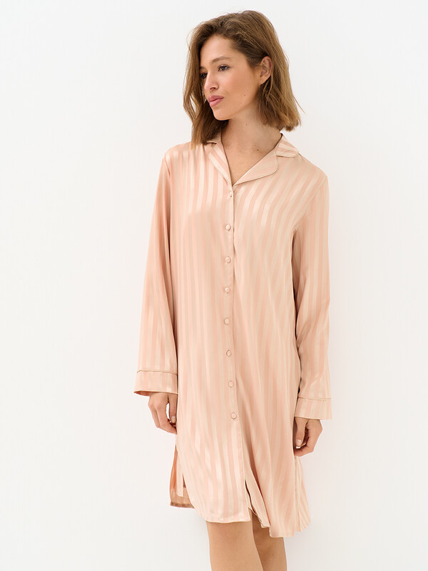 Рубашка пижамная Рубашка пижамная OmD 0413D LINE Рубашка пижамная жен. (жаккард), PL