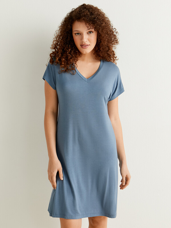 Сорочки Сорочки DMi_B VISCOSA 0514VI Сорочка с V-образным вырезом