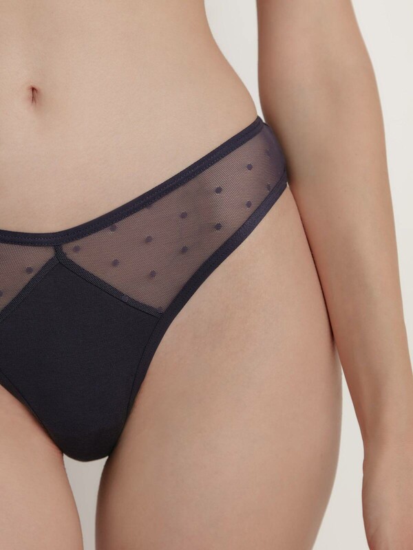 Трусы CONTE MESH&DOTS COTTON LBR 1871 Трусы женские