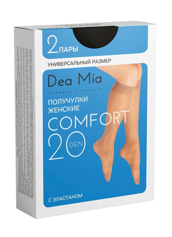 Гольфы Dea Mia Получулки женские COMFORT 20