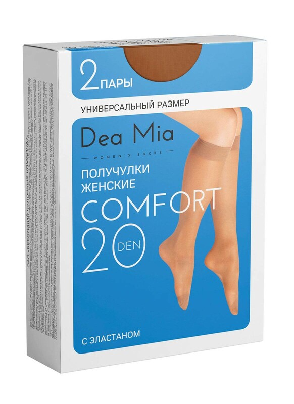 Гольфы Dea Mia Получулки женские COMFORT 20