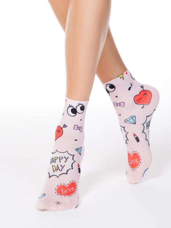 Полиамидные CONTE FANTASY 70 Носки с принтом