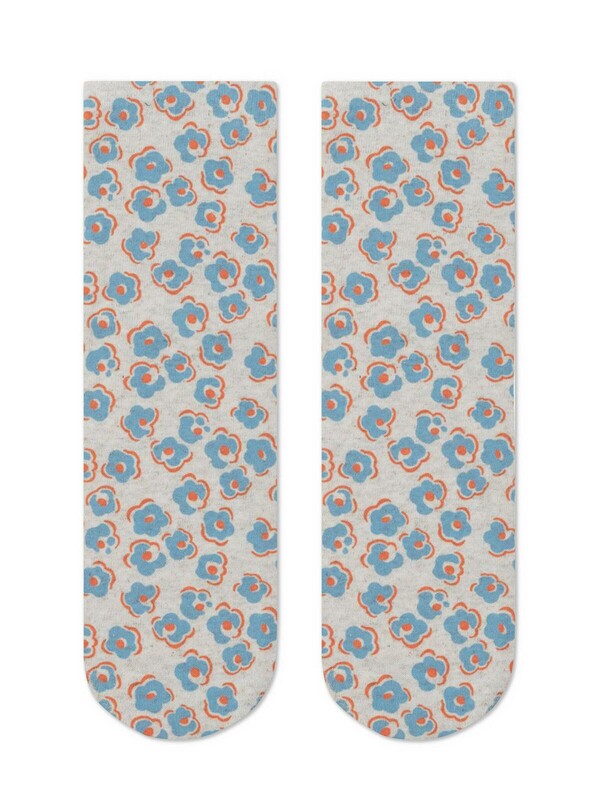 Носки женские CONTE FANTASY Носки с принтом из смесовой пряжи с хлопком и льном