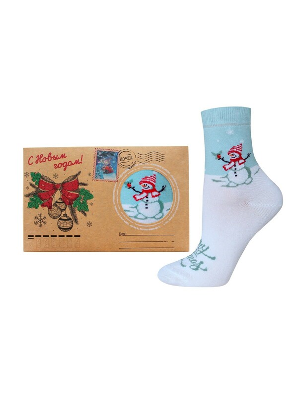 Новогодние БРЕСТСКИЕ НОСКИ ЖЕНСКИЕ 1137Е NEW YEAR