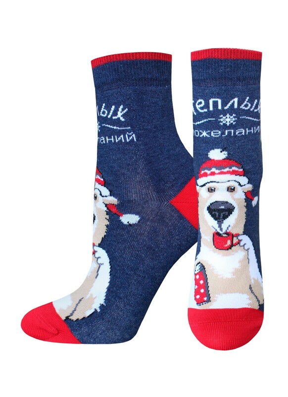 Новогодние БРЕСТСКИЕ НОСКИ ЖЕНСКИЕ 1137 NEW YEAR
