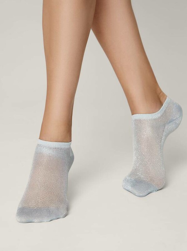 Короткие CONTE ELEGANT ACTIVE Ультракороткие носки из вискозы с ажурным переплетением