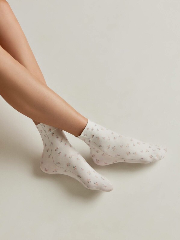 Носки женские CONTE FANTASY Плотные носки с рисунком «Romance»