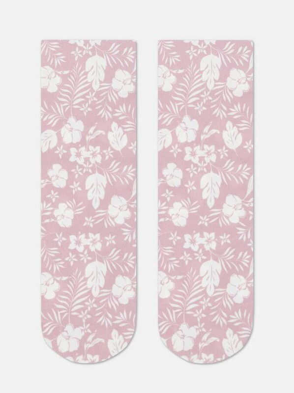 Полиамидные CONTE FANTASY Плотные носки с рисунком «Botanical»