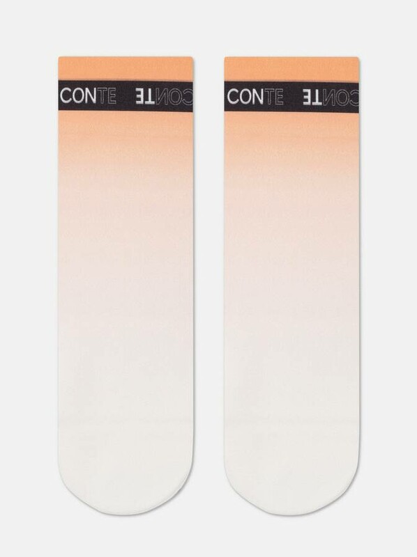 Полиамидные CONTE FANTASY Плотные носки с рисунком «Peachy»