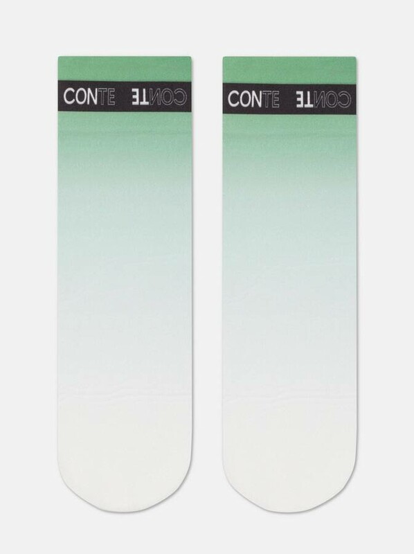 Полиамидные CONTE FANTASY Плотные носки с рисунком «Mint»