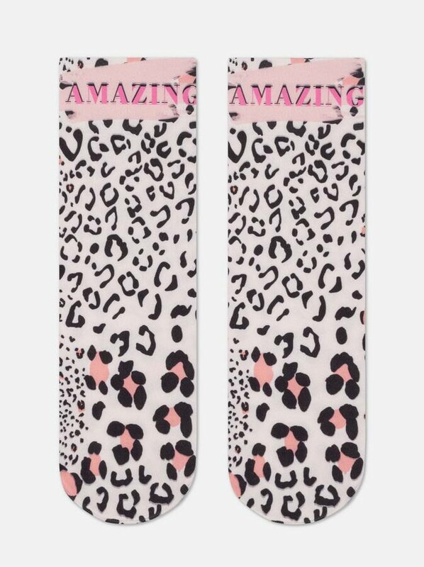 Полиамидные CONTE FANTASY Плотные носки с рисунком «Amazing»