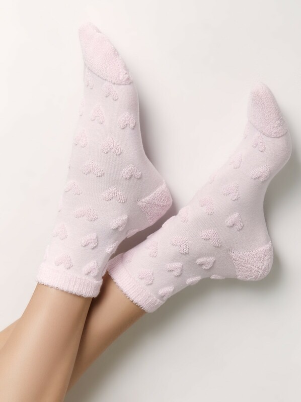 Теплые CONTE COMFORT Махровые носки из хлопка с объемными рисунками