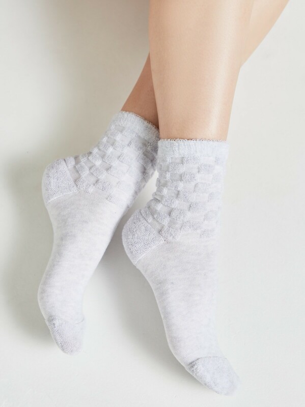 Теплые CONTE COMFORT Махровые носки из хлопка с объемными рисунками