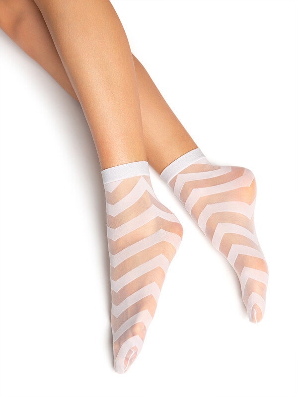 Носки синтетические Носки синтетические calz. OPTIC 4 носки (в полоску, резинка с люрексом)