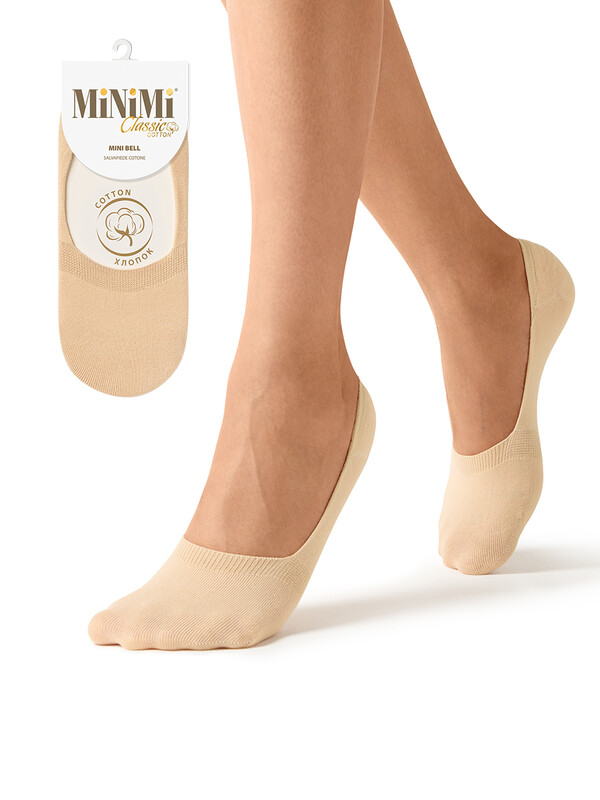 Носки Носки MINI BELL хлопок (подследники) (укрепление силиконом) (1пара)