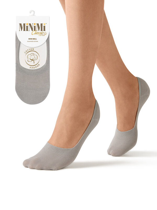 Носки Носки MINI BELL хлопок (подследники) (укрепление силиконом) (1пара)