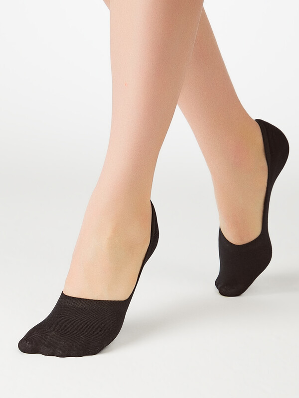 Носки Носки MINI BELL хлопок (подследники) (укрепление силиконом) (1пара)
